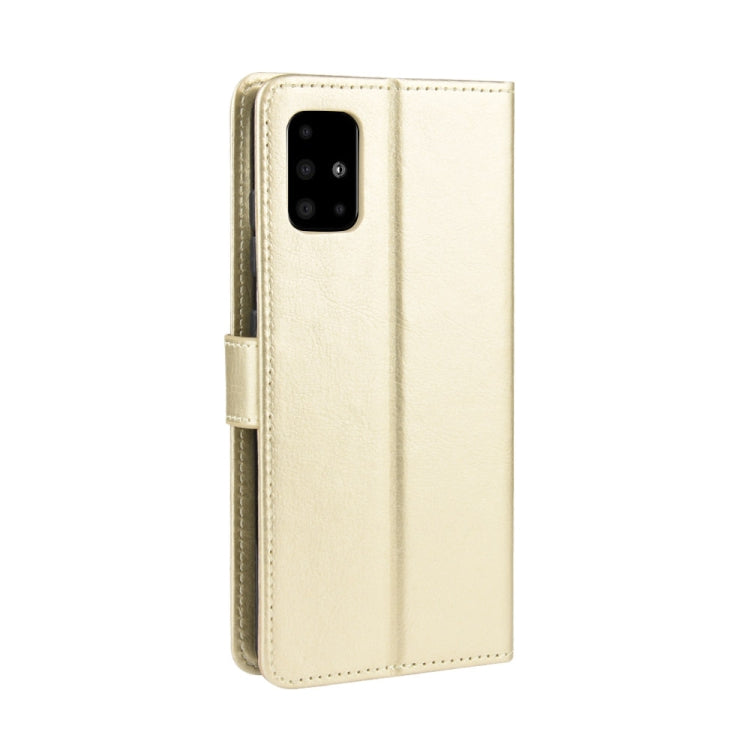 For Samsung Galaxy M51 Retro Crazy Horse Texture Horizontal Flip Leather Case with Holder & Card Slots & Photo Frame
