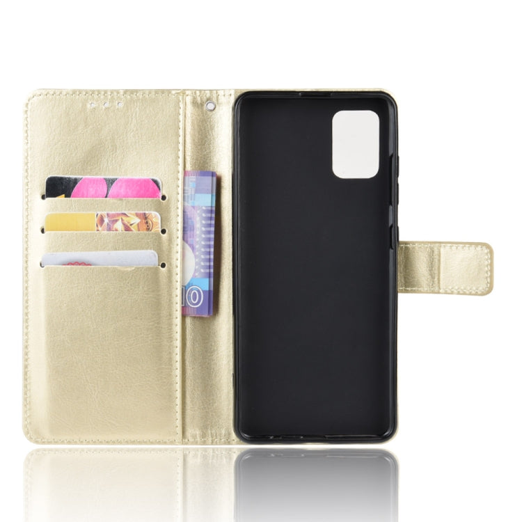 For Samsung Galaxy M51 Retro Crazy Horse Texture Horizontal Flip Leather Case with Holder & Card Slots & Photo Frame