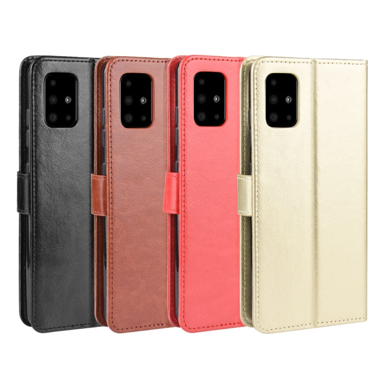 For Samsung Galaxy M51 Retro Crazy Horse Texture Horizontal Flip Leather Case with Holder & Card Slots & Photo Frame
