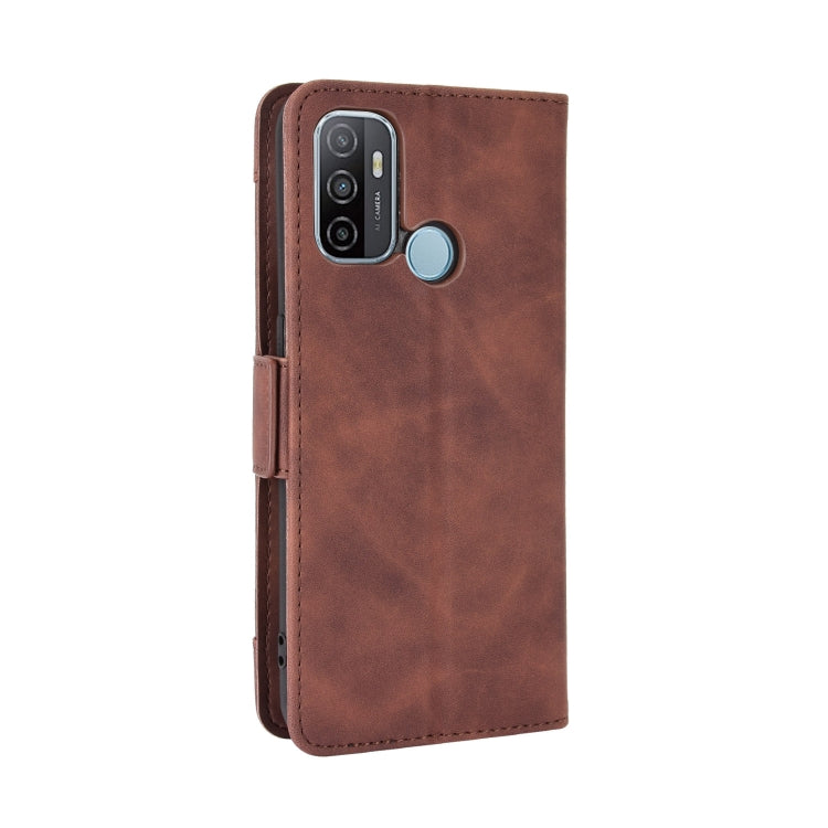 For OPPO A53 2020 / A53S 2020 / A33 Wallet Style Skin Feel Calf Pattern Leather Case with Separate Card Slot