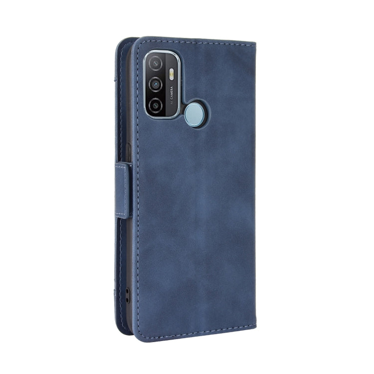For OPPO A53 2020 / A53S 2020 / A33 Wallet Style Skin Feel Calf Pattern Leather Case with Separate Card Slot
