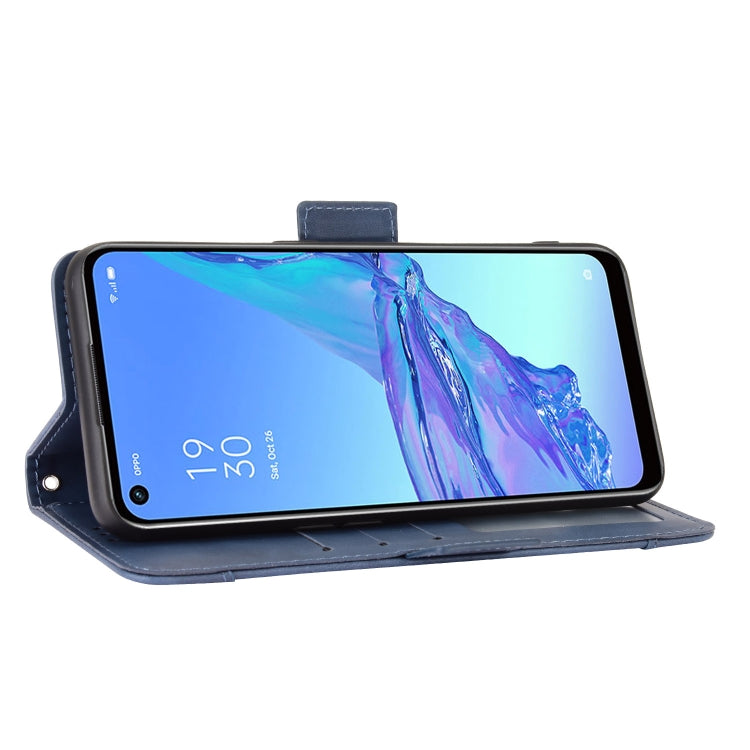 For OPPO A53 2020 / A53S 2020 / A33 Wallet Style Skin Feel Calf Pattern Leather Case with Separate Card Slot