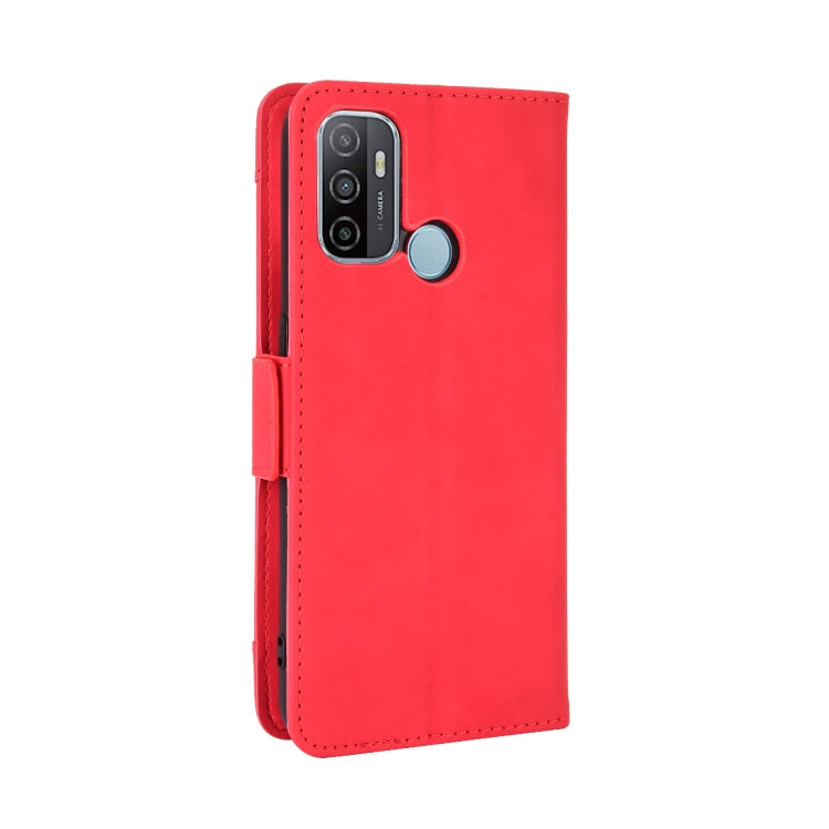 For OPPO A53 2020 / A53S 2020 / A33 Wallet Style Skin Feel Calf Pattern Leather Case with Separate Card Slot