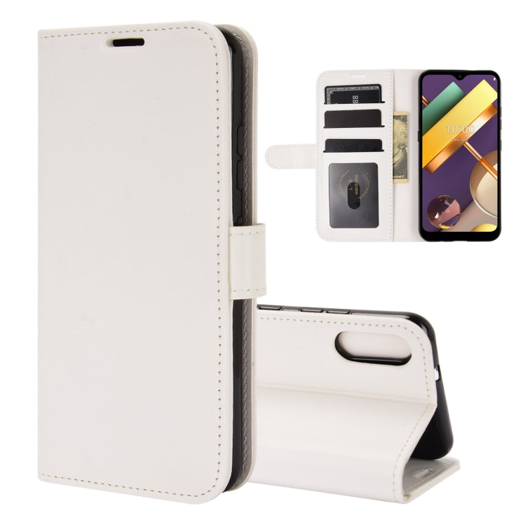 For LG K22 R64 Texture Single Horizontal Flip Protective Case with Holder & Card Slots & Wallet& Photo Frame