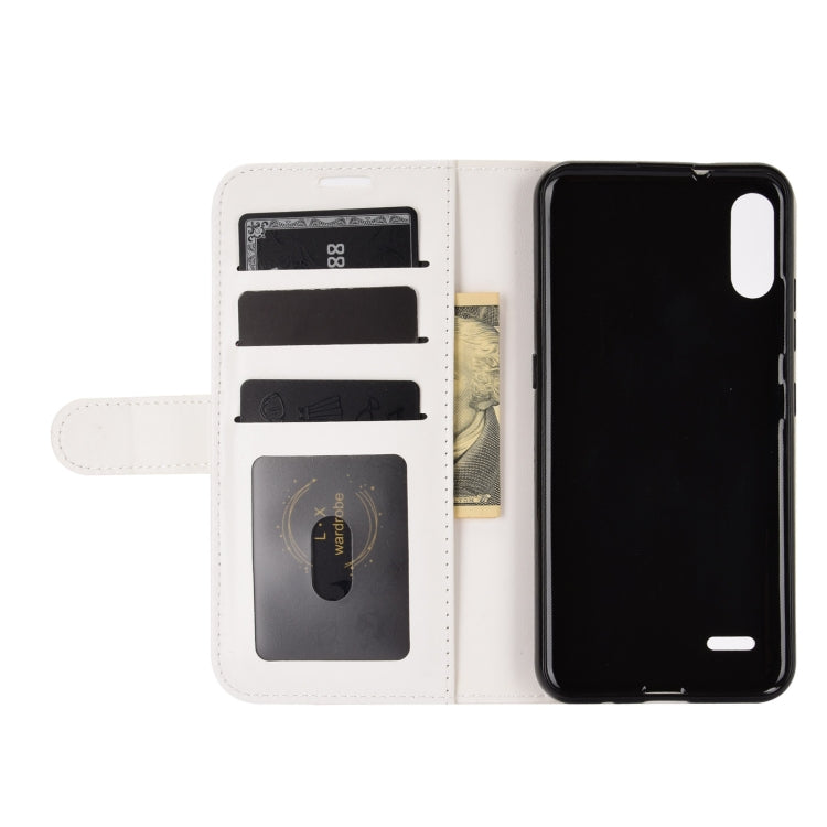 For LG K22 R64 Texture Single Horizontal Flip Protective Case with Holder & Card Slots & Wallet& Photo Frame