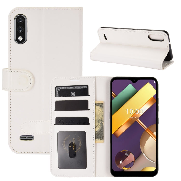 For LG K22 R64 Texture Single Horizontal Flip Protective Case with Holder & Card Slots & Wallet& Photo Frame