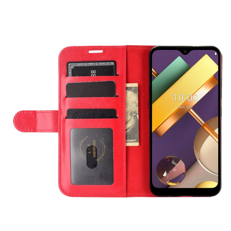 For LG K22 R64 Texture Single Horizontal Flip Protective Case with Holder & Card Slots & Wallet& Photo Frame