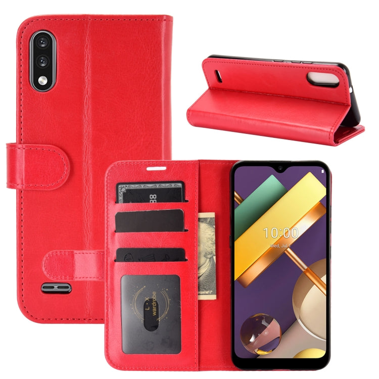For LG K22 R64 Texture Single Horizontal Flip Protective Case with Holder & Card Slots & Wallet& Photo Frame