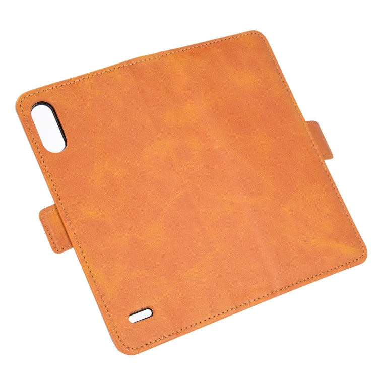 For LG K22 Dual-side Magnetic Buckle Horizontal Flip Leather Case with Holder & Card Slots & Wallet