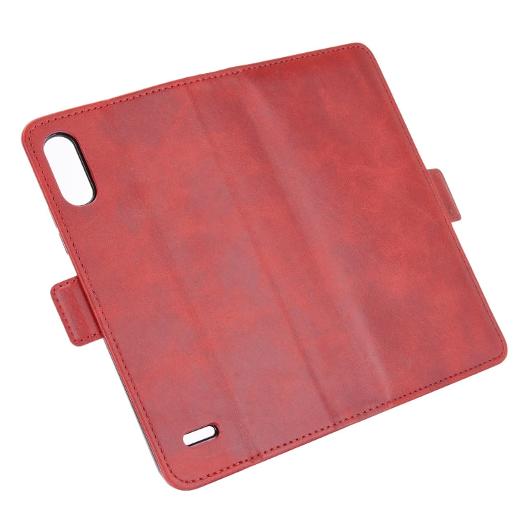 For LG K22 Dual-side Magnetic Buckle Horizontal Flip Leather Case with Holder & Card Slots & Wallet