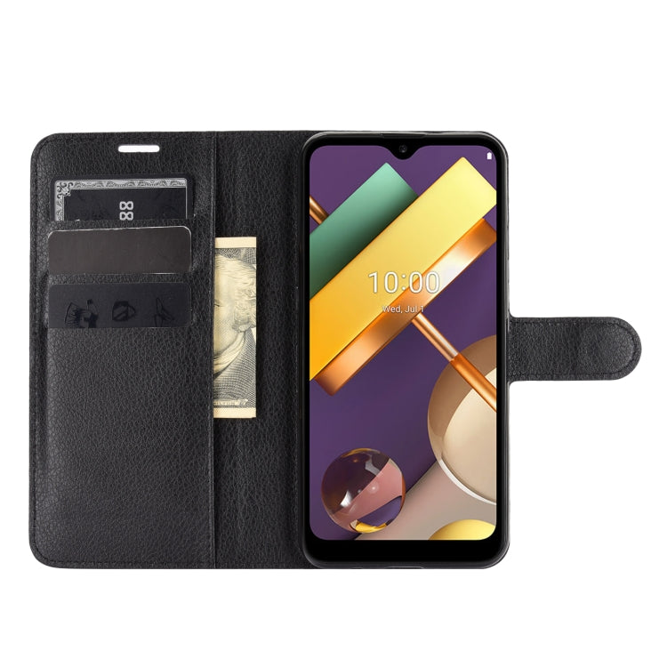 For LG K22 Litchi Texture Horizontal Flip Protective Case with Holder & Card Slots & Wallet