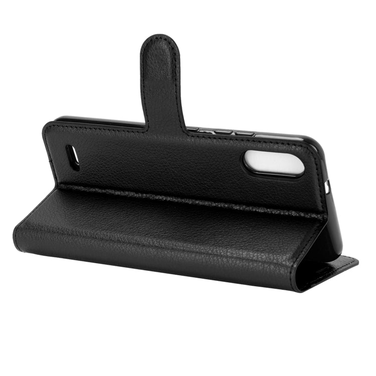 For LG K22 Litchi Texture Horizontal Flip Protective Case with Holder & Card Slots & Wallet