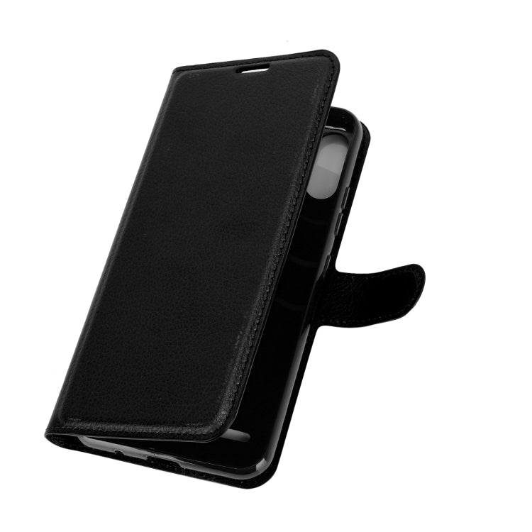 For LG K22 Litchi Texture Horizontal Flip Protective Case with Holder & Card Slots & Wallet