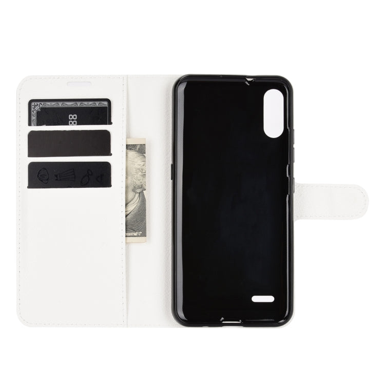 For LG K22 Litchi Texture Horizontal Flip Protective Case with Holder & Card Slots & Wallet