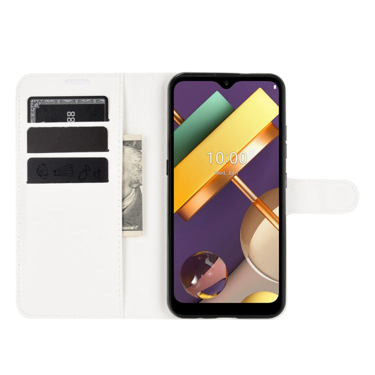 For LG K22 Litchi Texture Horizontal Flip Protective Case with Holder & Card Slots & Wallet