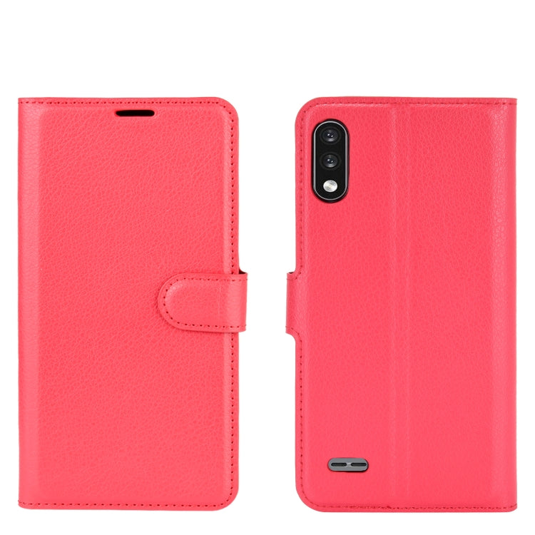 For LG K22 Litchi Texture Horizontal Flip Protective Case with Holder & Card Slots & Wallet