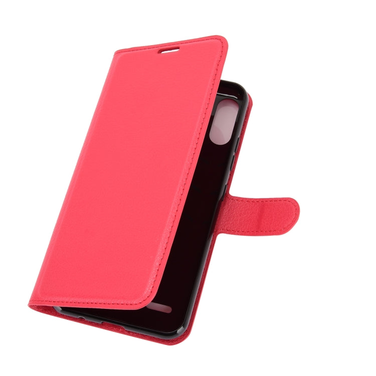 For LG K22 Litchi Texture Horizontal Flip Protective Case with Holder & Card Slots & Wallet