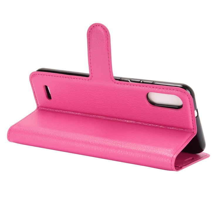 For LG K22 Litchi Texture Horizontal Flip Protective Case with Holder & Card Slots & Wallet