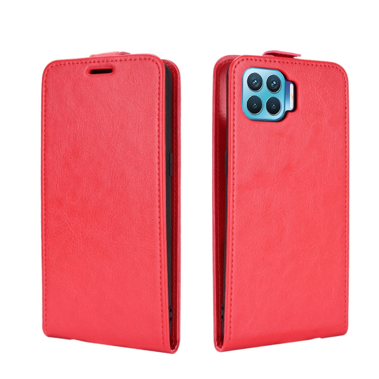 For OPPO F17 Pro R64 Texture Single Vertical Flip Leather Protective Case with Card Slots & Photo Frame