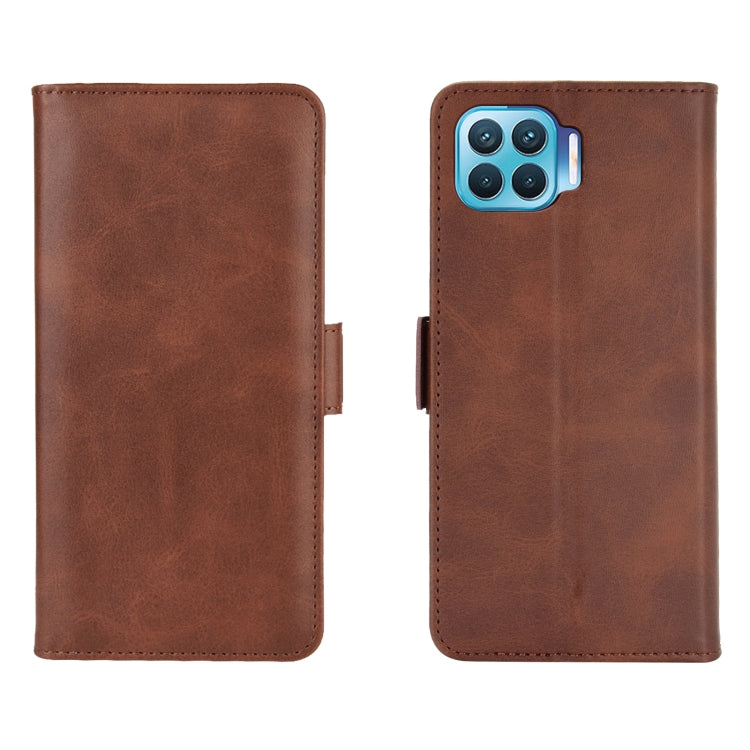 For OPPO F17 Pro Dual-side Magnetic Buckle Horizontal Flip Leather Case with Holder & Card Slots & Wallet