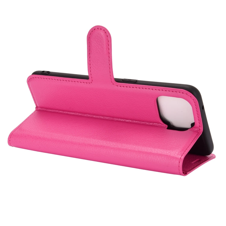 For OPPO F17 Pro Litchi Texture Horizontal Flip Protective Case with Holder & Card Slots & Wallet