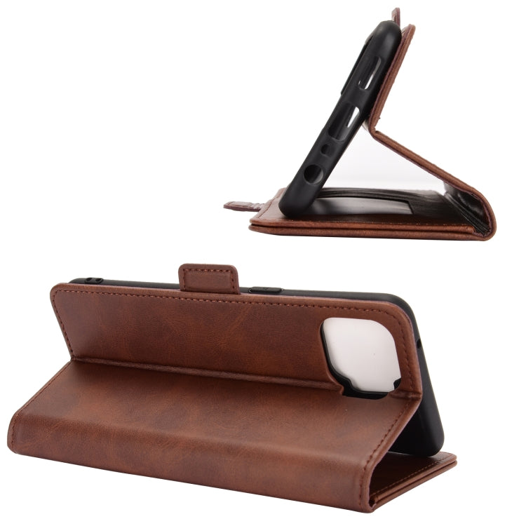 For OPPO F17 Dual-side Magnetic Buckle Horizontal Flip Leather Case with Holder & Card Slots & Wallet