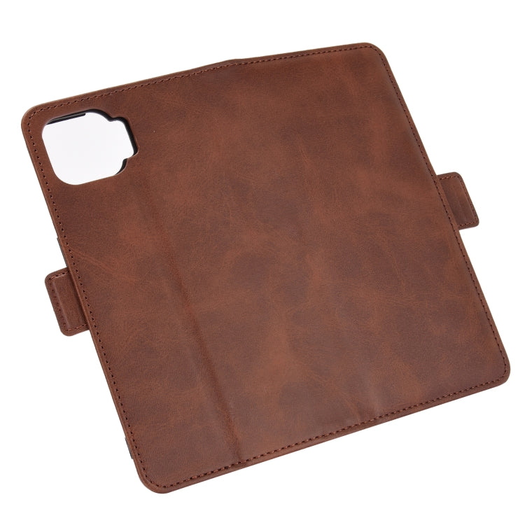 For OPPO F17 Dual-side Magnetic Buckle Horizontal Flip Leather Case with Holder & Card Slots & Wallet