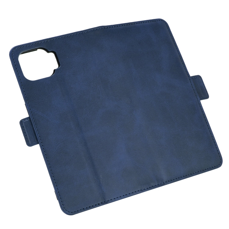 For OPPO F17 Dual-side Magnetic Buckle Horizontal Flip Leather Case with Holder & Card Slots & Wallet