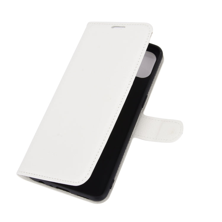 For OPPO F17 Litchi Texture Horizontal Flip Protective Case with Holder & Card Slots & Wallet