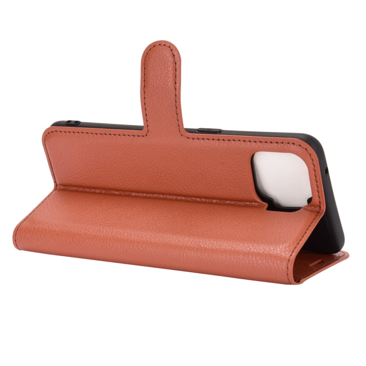 For OPPO F17 Litchi Texture Horizontal Flip Protective Case with Holder & Card Slots & Wallet