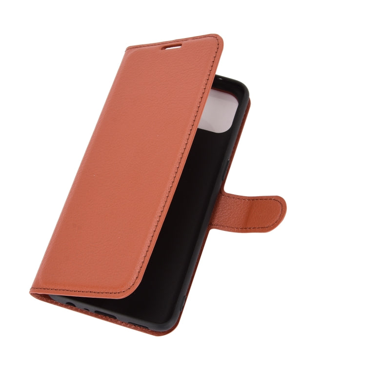 For OPPO F17 Litchi Texture Horizontal Flip Protective Case with Holder & Card Slots & Wallet