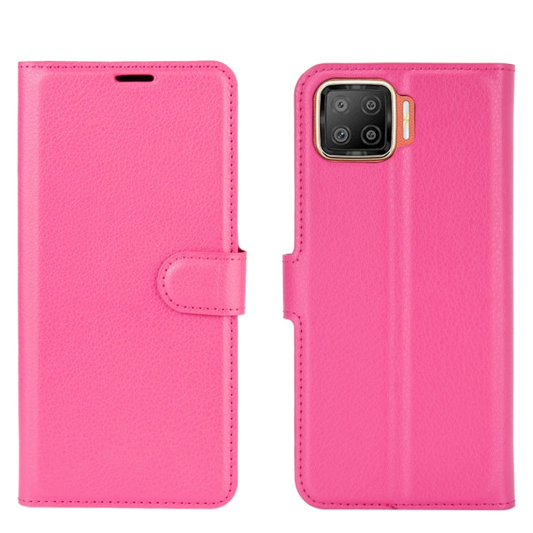 For OPPO F17 Litchi Texture Horizontal Flip Protective Case with Holder & Card Slots & Wallet