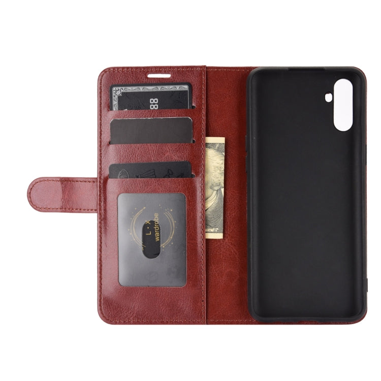 For OPPO Realme C3 without Fingerprint R64 Texture Single Horizontal Flip Protective Case with Holder & Card Slots & Wallet& Photo Frame