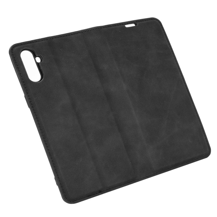 For OPPO Realme C3 without Fingerprint  Retro-skin Business Magnetic Suction Leather Case with Holder & Card Slots & Wallet