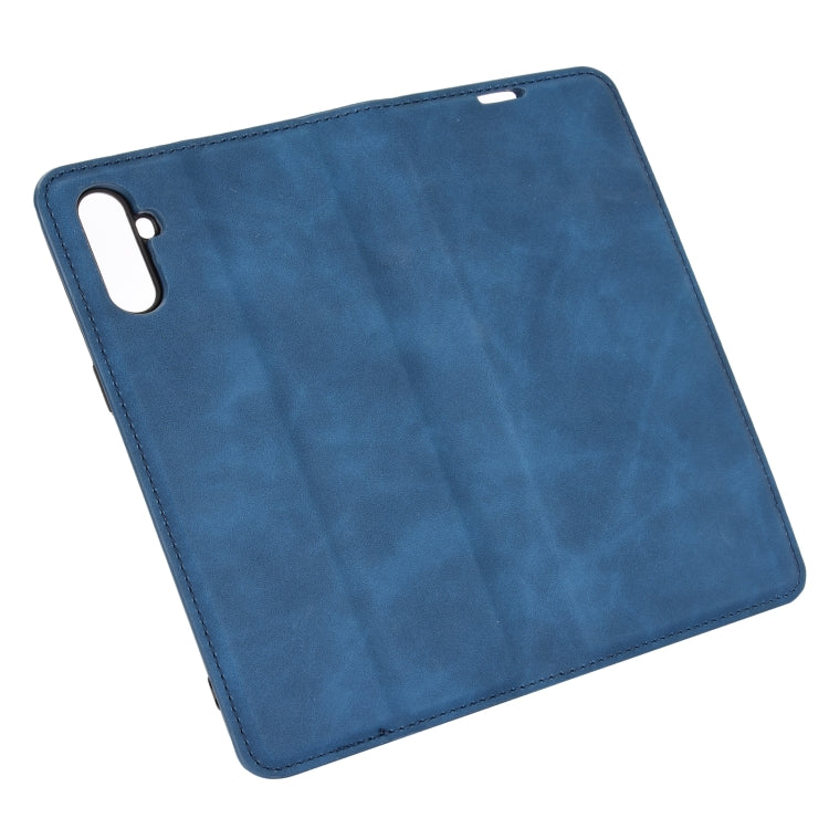 For OPPO Realme C3 without Fingerprint  Retro-skin Business Magnetic Suction Leather Case with Holder & Card Slots & Wallet