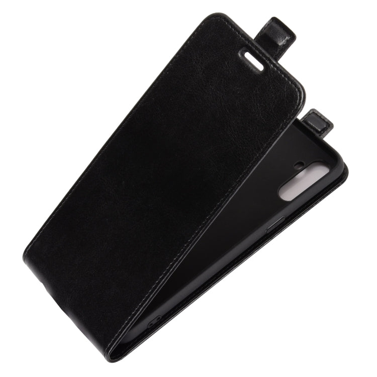 For OPPO Realme C3 without Fingerprint  R64 Texture Single Vertical Flip Leather Protective Case with Card Slots & Photo Frame