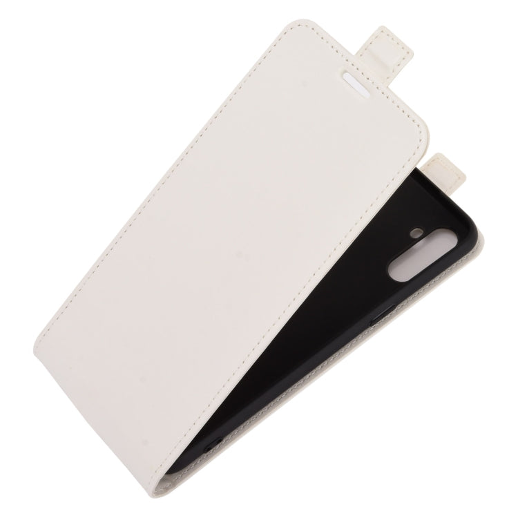 For OPPO Realme C3 without Fingerprint  R64 Texture Single Vertical Flip Leather Protective Case with Card Slots & Photo Frame