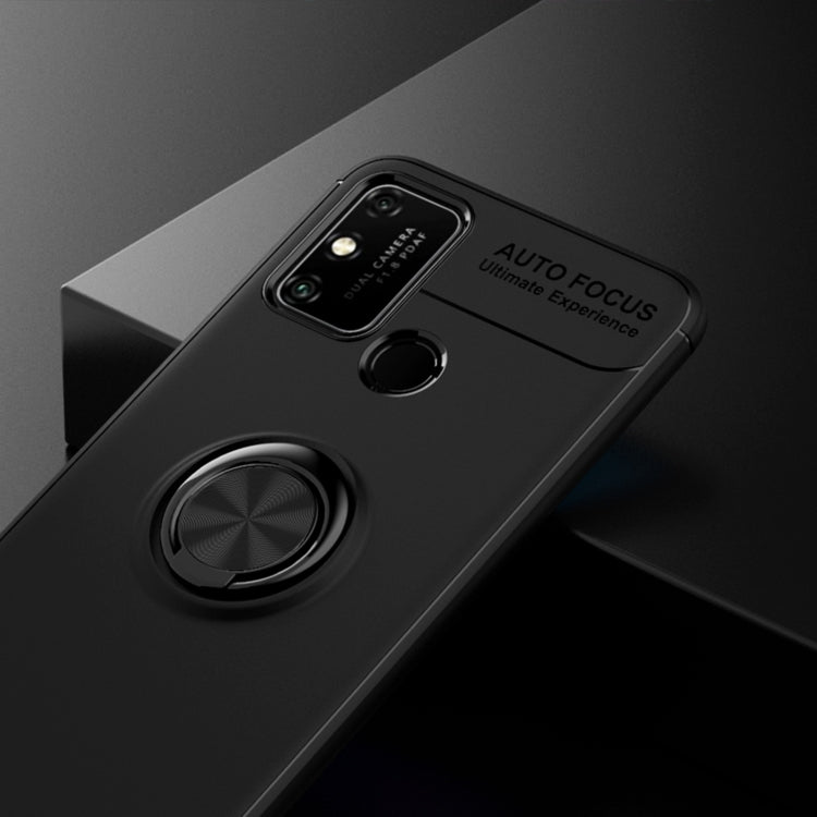 For OPPO Realme 7i Metal Ring Holder 360 Degree Rotating TPU Case