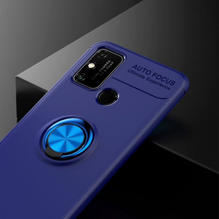 For OPPO Realme 7i Metal Ring Holder 360 Degree Rotating TPU Case