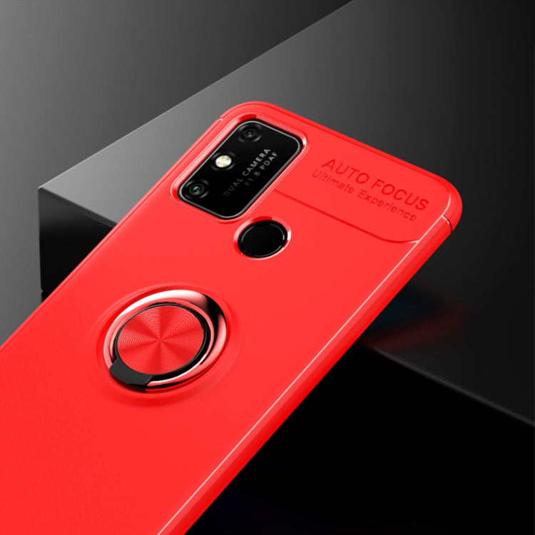 For OPPO Realme 7i Metal Ring Holder 360 Degree Rotating TPU Case