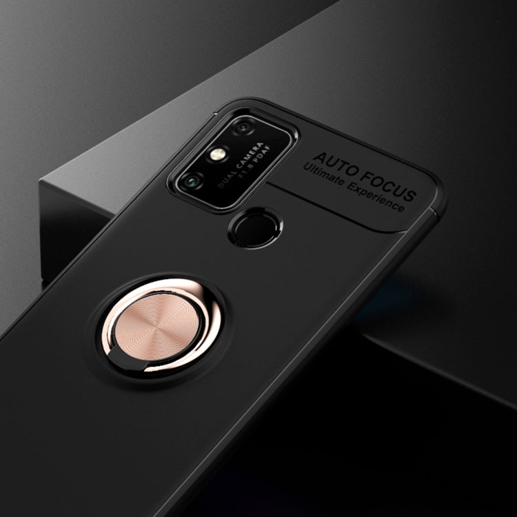 For OPPO Realme 7i Metal Ring Holder 360 Degree Rotating TPU Case