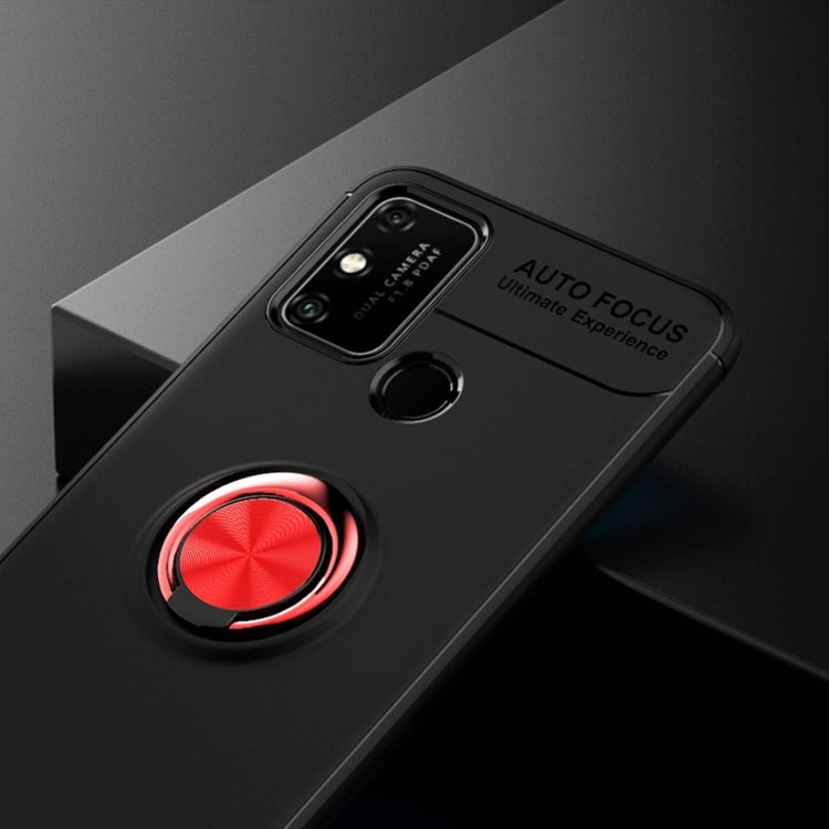 For OPPO Realme 7i Metal Ring Holder 360 Degree Rotating TPU Case