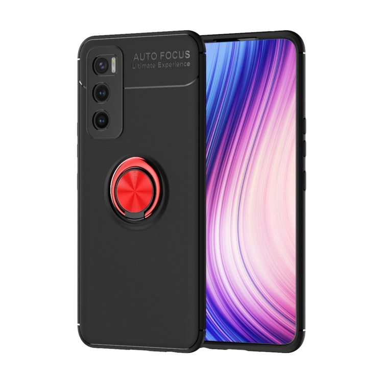 For vivo V20 SE Metal Ring Holder 360 Degree Rotating TPU Case