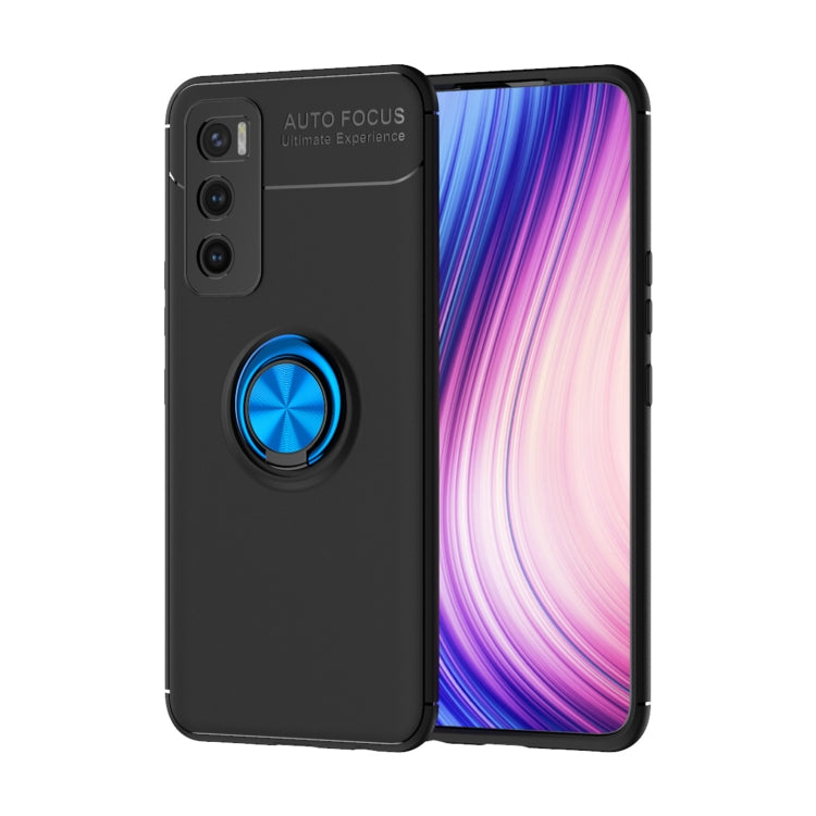 For vivo V20 SE Metal Ring Holder 360 Degree Rotating TPU Case