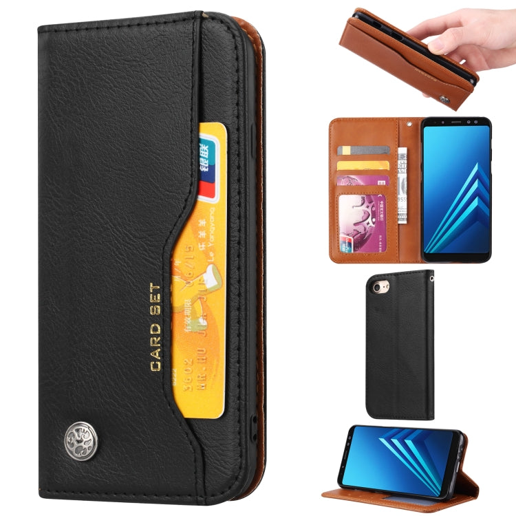 Knead Skin Texture Horizontal Flip Leather Case for iPhone 6 & 6s / 7 & 8, with Photo Frame & Holder & Card Slots & Wallet
