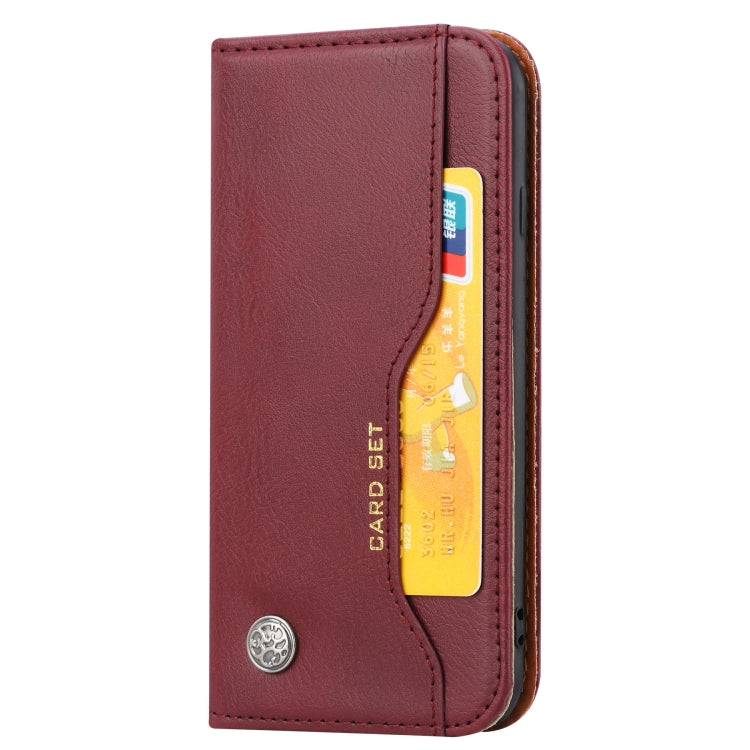 Knead Skin Texture Horizontal Flip Leather Case for iPhone 6 & 6s / 7 & 8, with Photo Frame & Holder & Card Slots & Wallet