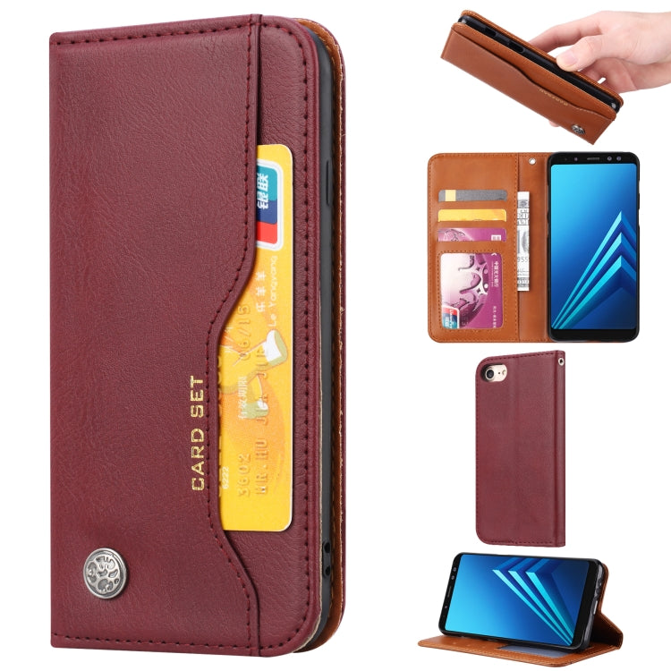 Knead Skin Texture Horizontal Flip Leather Case for iPhone 6 & 6s / 7 & 8, with Photo Frame & Holder & Card Slots & Wallet