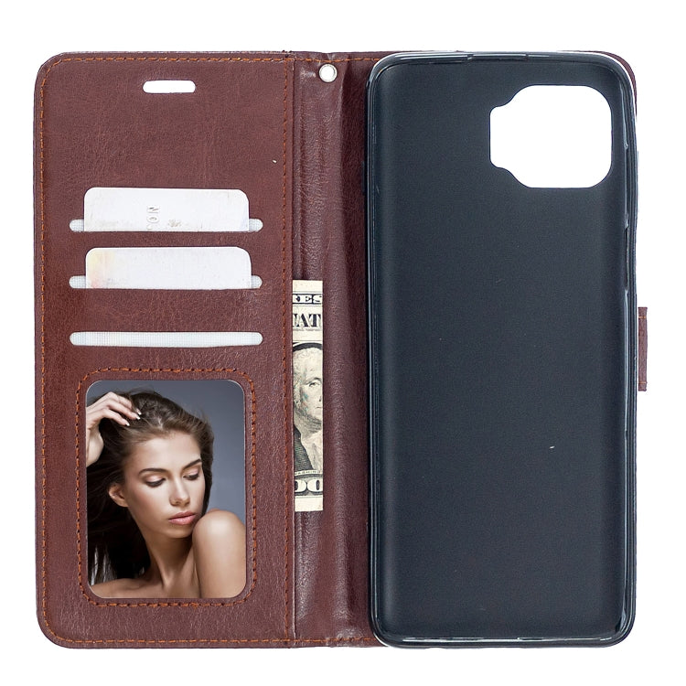 For Motorola Moto G 5G Plus Crazy Horse Texture Horizontal Flip Leather Case with Holder & Card Slots & Wallet & Photo Frame