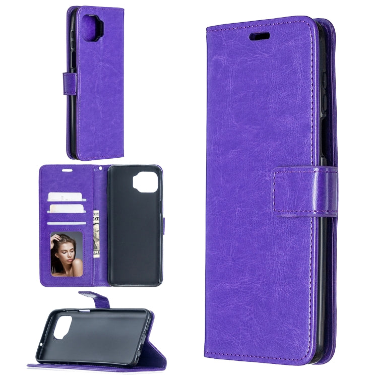 For Motorola Moto G 5G Plus Crazy Horse Texture Horizontal Flip Leather Case with Holder & Card Slots & Wallet & Photo Frame