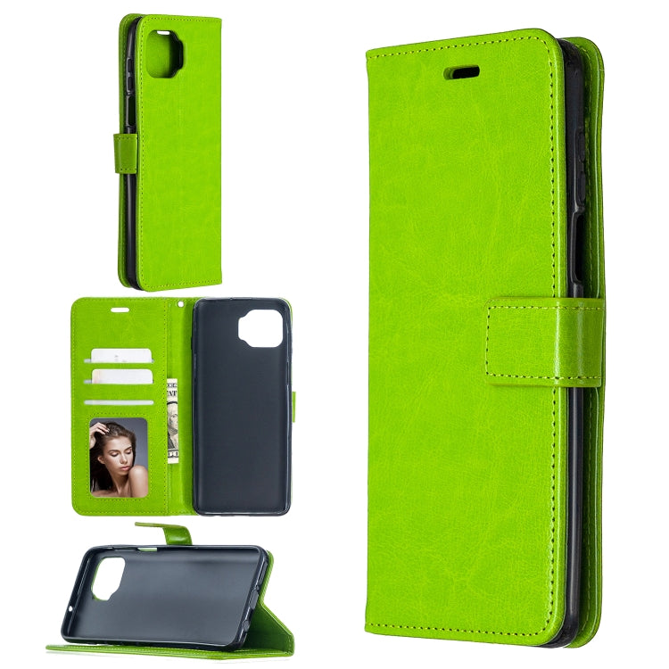 For Motorola Moto G 5G Plus Crazy Horse Texture Horizontal Flip Leather Case with Holder & Card Slots & Wallet & Photo Frame